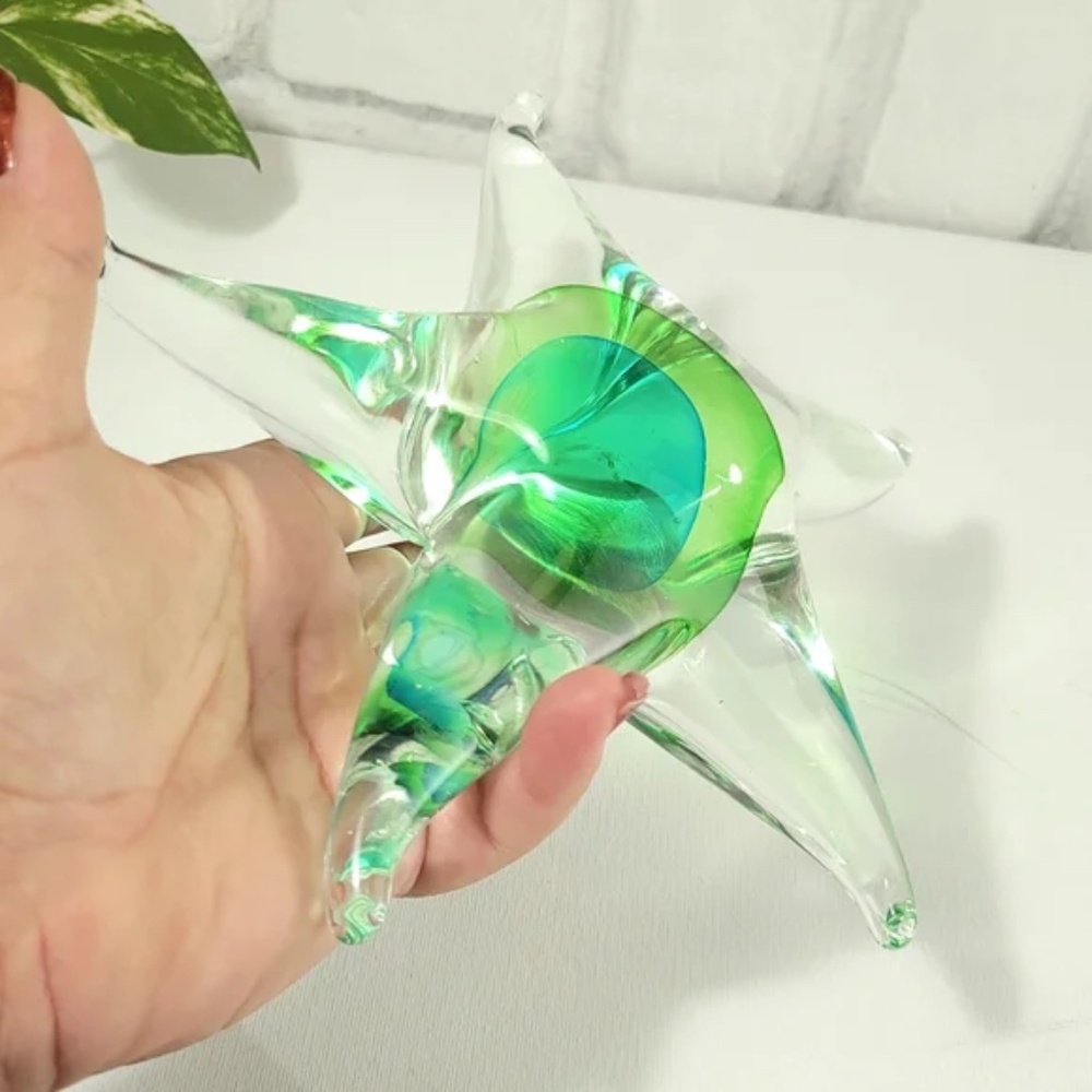 Blown Glass Starfish Paperweight - Picture 3 of 8